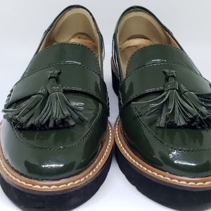 Naturalizer August Platform Leather Tassle Loafers